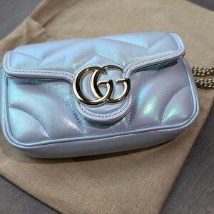 Gucci GG Marmont Super Mini Matelasse leather shoulder bag